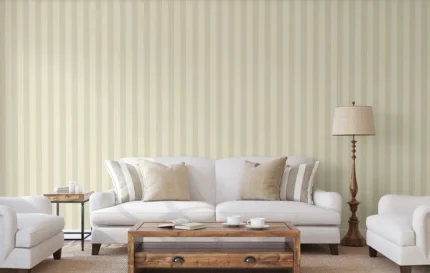 Beige Embossed Wallpaper – Flocked Velvet (3704-4)
